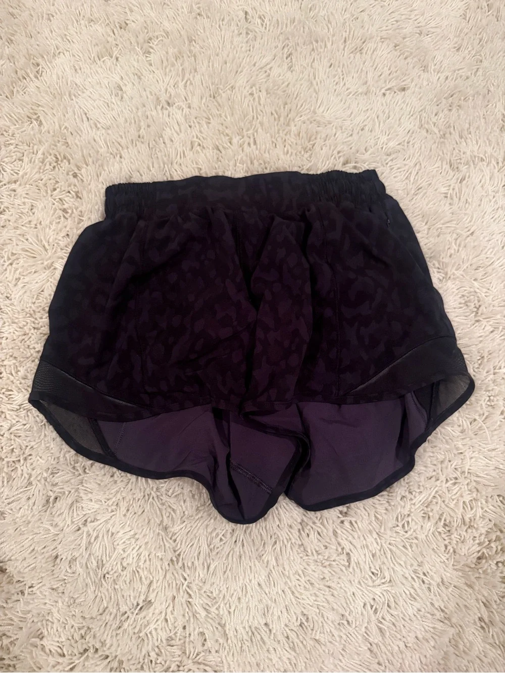 Lululemon Cheetah print shorts